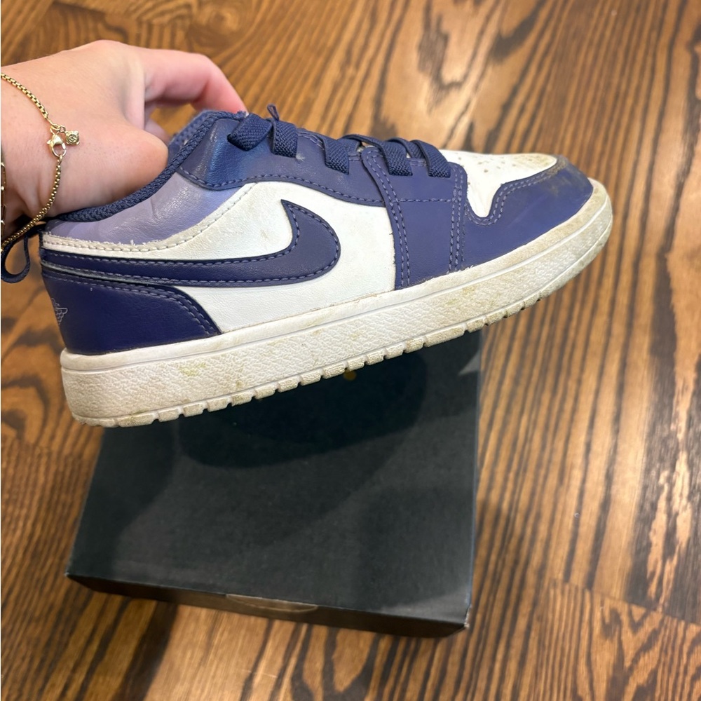 Jordan Low Alt Purple and White Sneakers